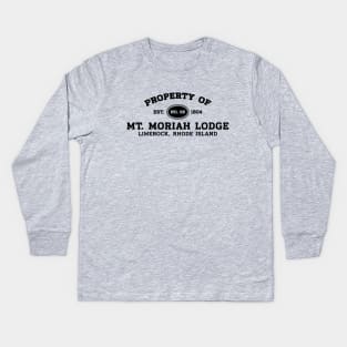 Mt. Moriah Lodge No. 8: Athletic Dept. Kids Long Sleeve T-Shirt